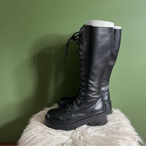 Roc Boots Australia- Tusla Lace-Up Tall Boots